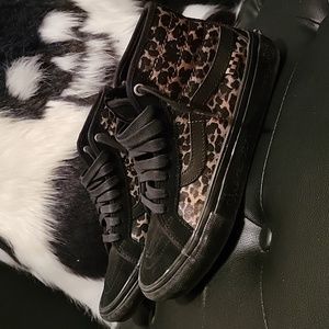 Van's Leopard High Tops